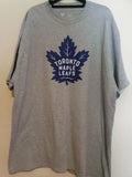 Toronto Maple Leafs T Shirt Size 2XL Grey  NHL