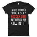 Soccer Dad Shirt, Soccer Dad Gift, Keep Calm Soccer Dad, Mens S