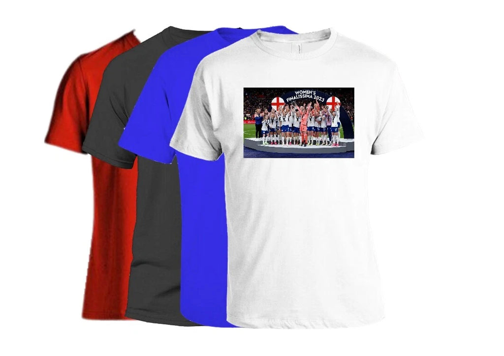 England Women Finalissima Winners 2023 T-Shirt All Adult & Kids sizes available