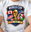 2026 World Cup Shirt USA Canada Mexico Soccer Lovers Graphic Gift Unisex T-shirt