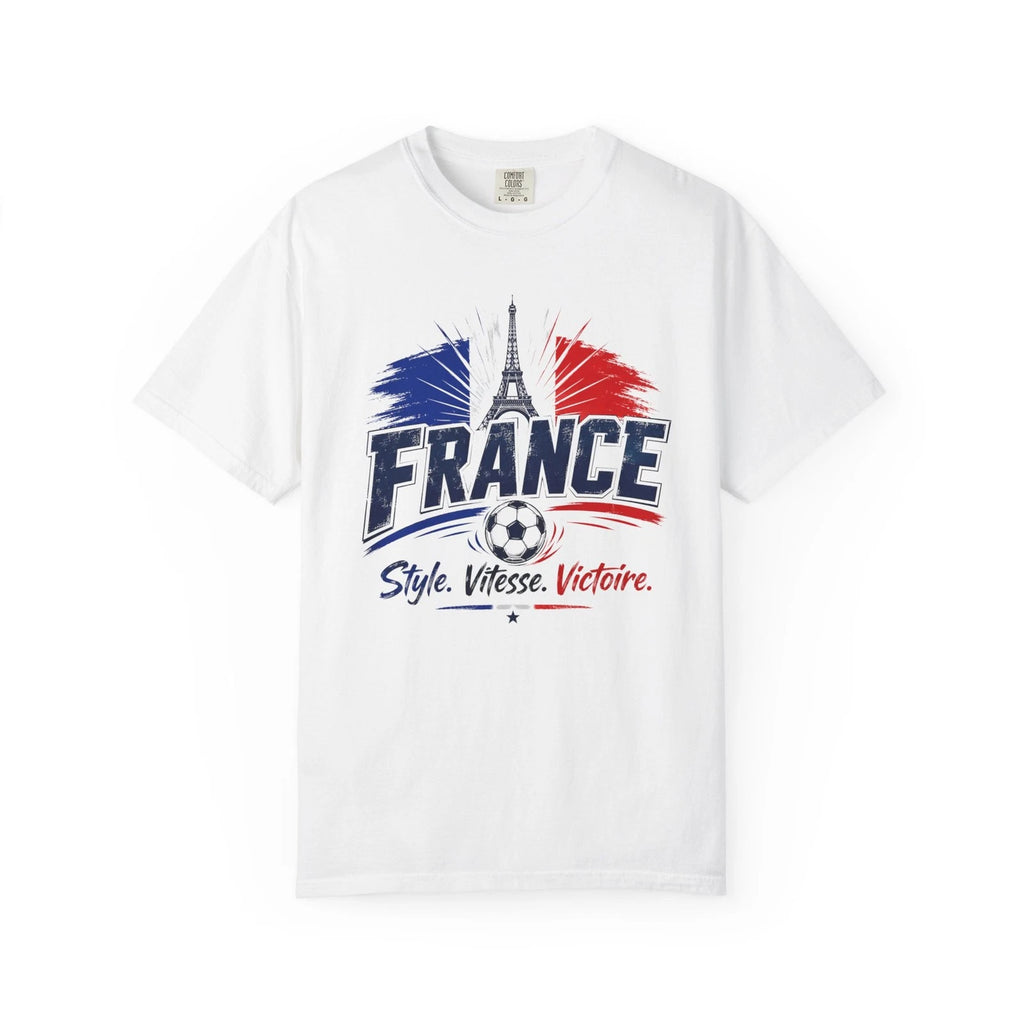 France Football Passion Shirt | French Soccer Fan Country Pride Tee
