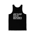 Eat Sleep Soccer Unisex Tank Top