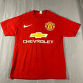 Manchester United vs LA Galaxy Men’s Large Match T-Shirt Red Alstyle Rose Bowl
