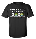 Women's Unisex Adult Softball Player 2020 Bring My Game Back Short Sleeve
