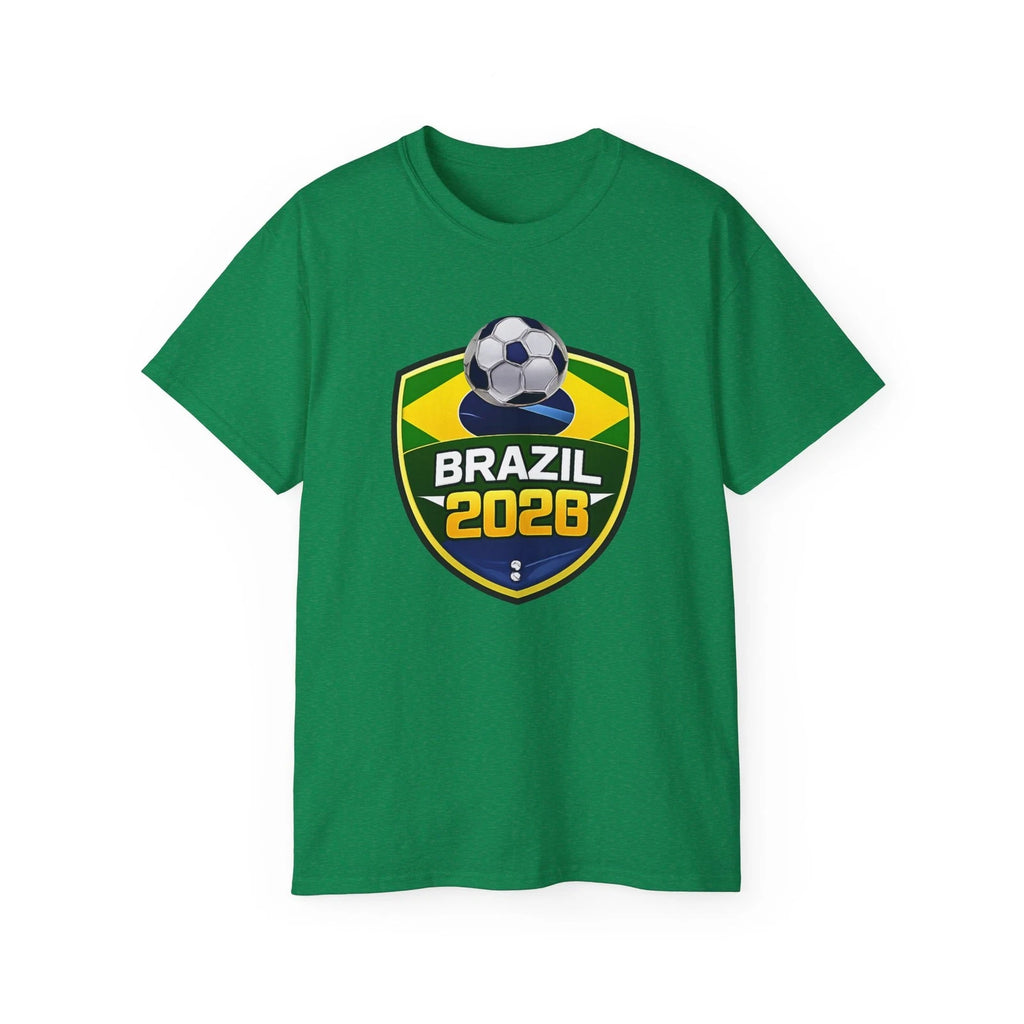 Brazil 2026 Soccer Support Tee | Brazil Football Fan Tee
