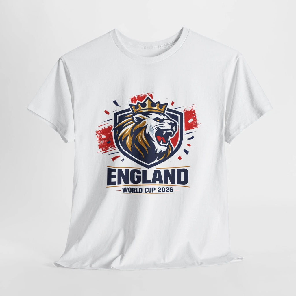 England Lion Crest T-Shirt | World Cup 2026 Football Tee