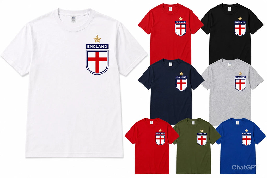 England 2026 T-Shirt -Soccer Cup 2026 Shirt - Football Lover Gift Tee Top