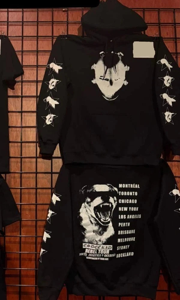 Esdeekid The Rebel Tour 2026 North America Australia NZ Merch Hoodie