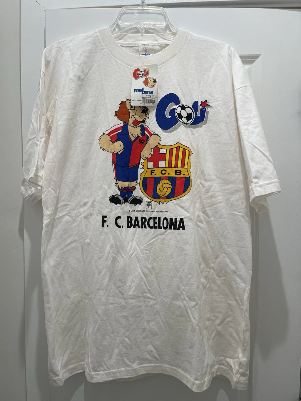 Barcelona Soccer Shirt NWT 90’s Size XXL Futbol Club La Liga FC Barça Vintage