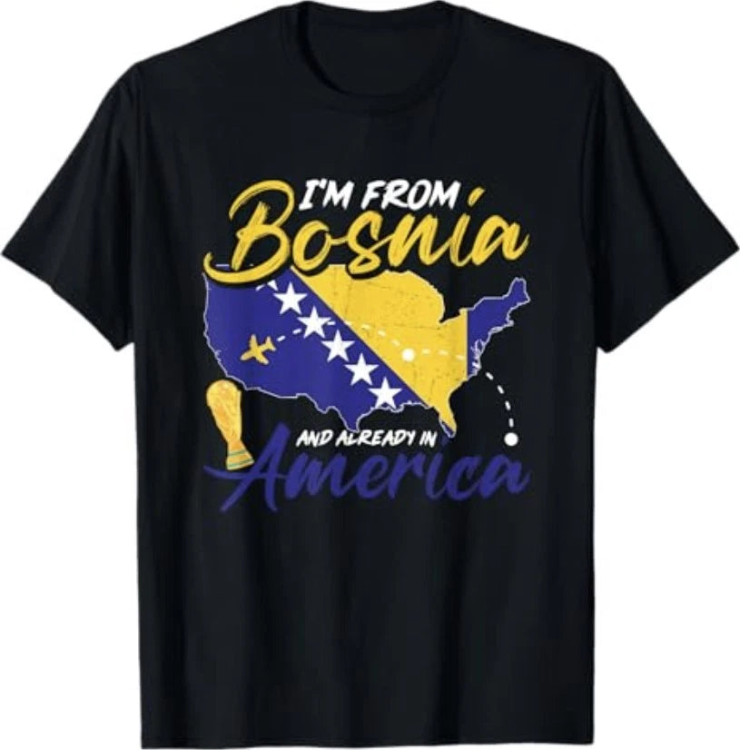 Bosnia and Herzegovina Soccer Team Funny I'm from Bosnia T-Shirt