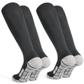 Black White Soccer Socks 2 Pairs Team Sports Athletic Football Baseball Long