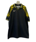 Vtg Reebok 90s Jersey Men’s XL Black Yellow Graphic Soccer Sport Shirt XL #225