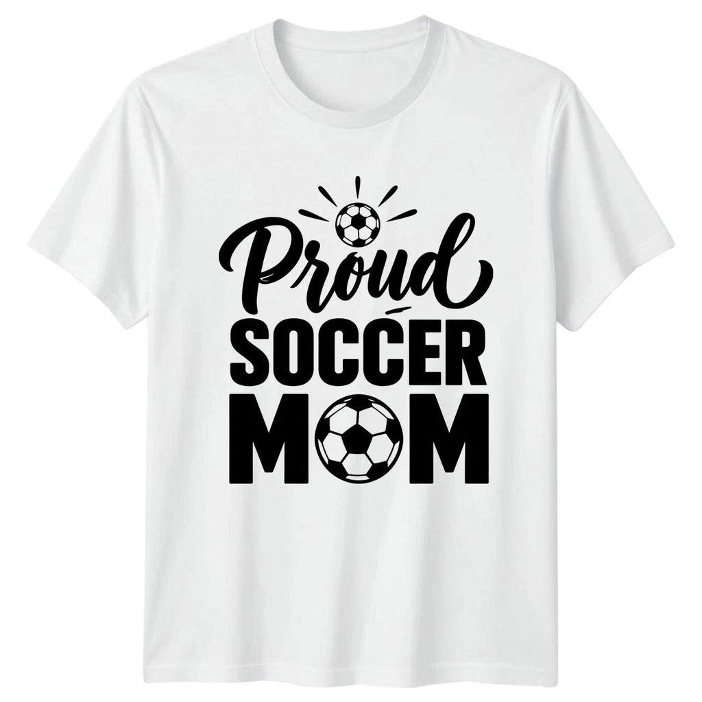 Proud Soccer Mom Womens T-Shirt Soccer Mom Soccer Mothers Day Gift For Her