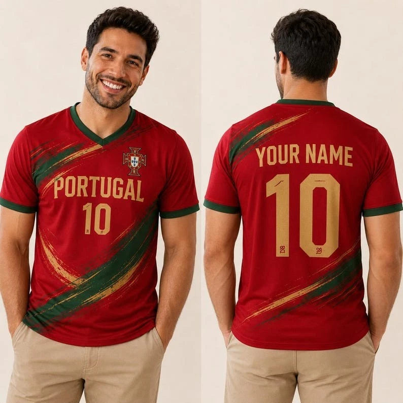 Custom Portugal Soccer Jerseys, Personalized Football Fan Outfit,Football Fan Gi