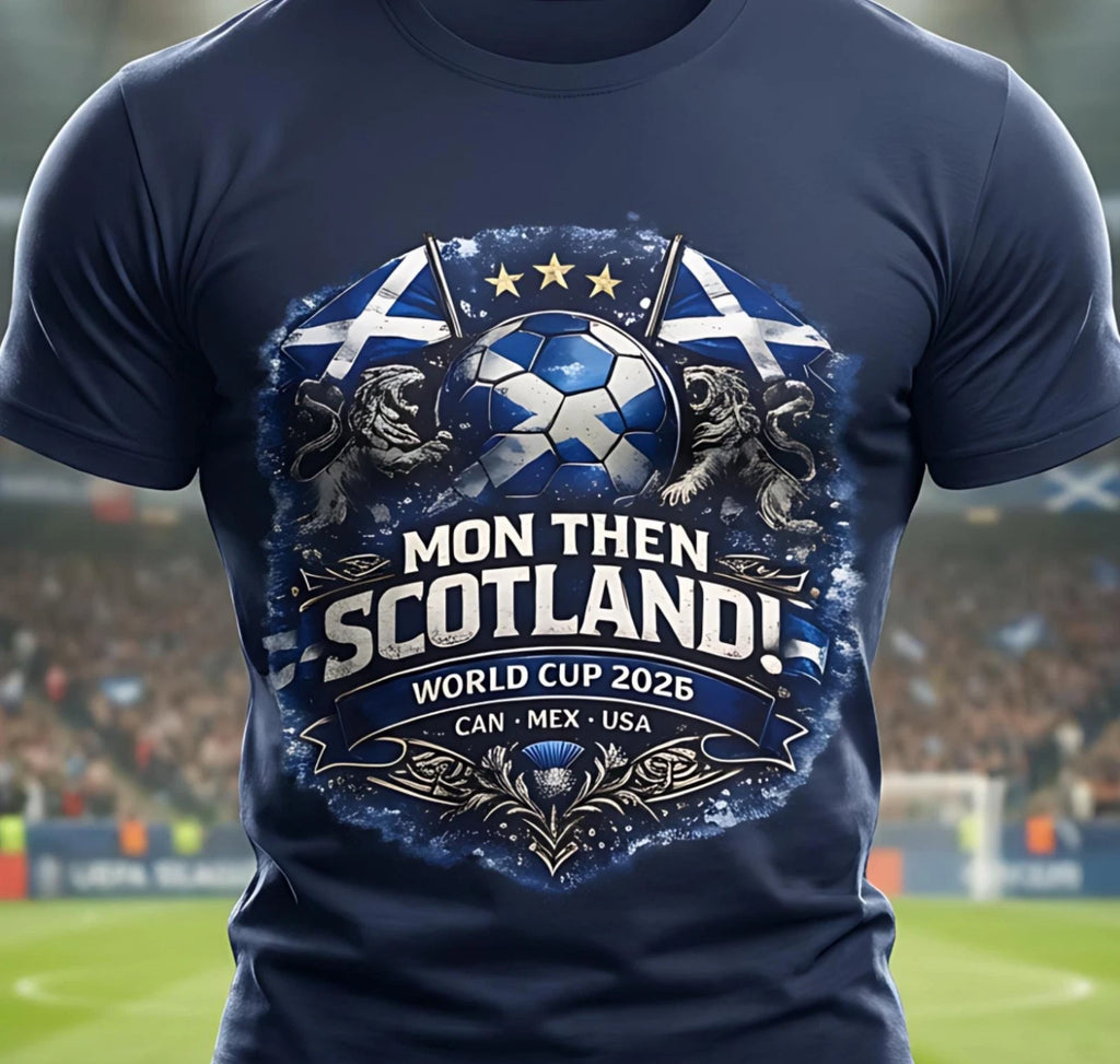 Mon Then Scotland 2026 World Cup Soccer Shirt Scottish Football Fan Tee Gift