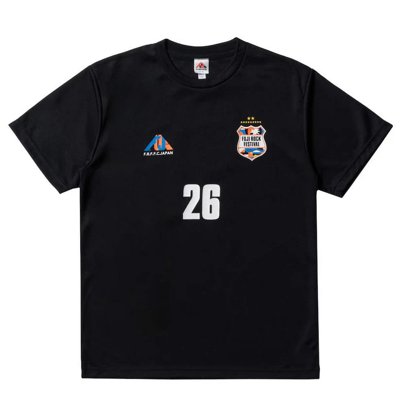 FUJI ROCK '26 Soccer T-Shirt Black 2026 Summer Unisex Japan Limited Original