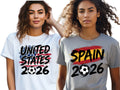 2026 World Cup USA T-Shirt, Soccer Cup USA Tee, United States Canada Mexico