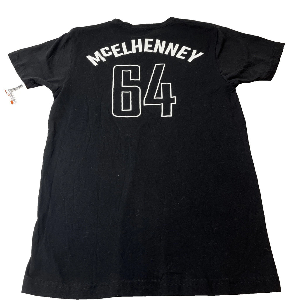 Wrexham AFC McElhenney 64 T-Shirt Mens Small Black Excellent Soccer Fan Tee