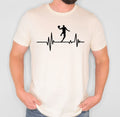 Handball Heartbeat T Shirt Sports Lover Tee Athlete Birthday Gift Xmas Tops