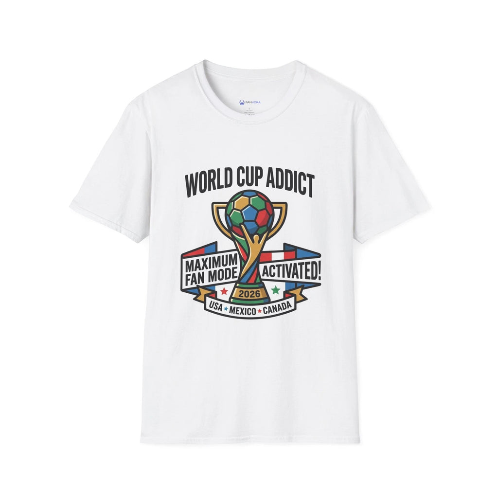 Unisex Soccer Graphic T-Shirt Casual Sports Tee