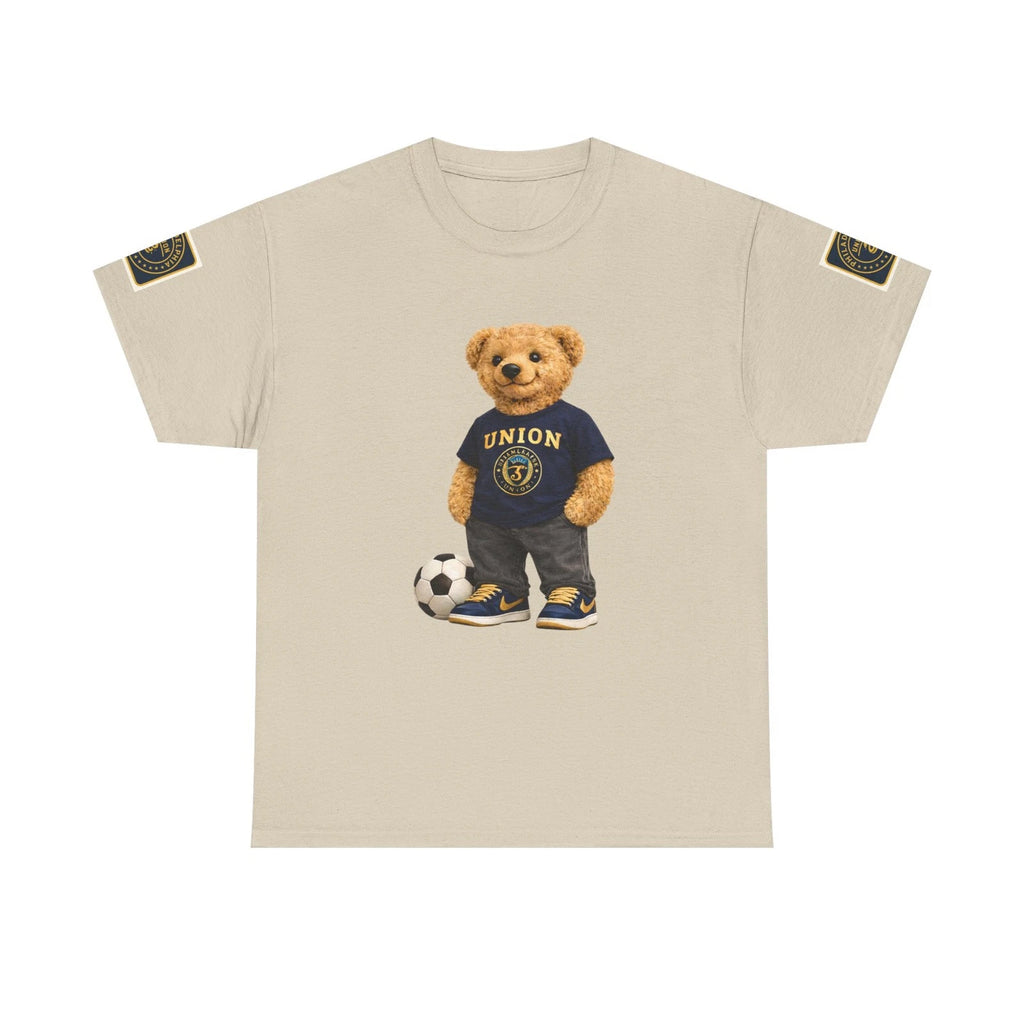 Adult Philadelphia Union Soccer Teddy Bear Tee, Philly tshirt, unisex