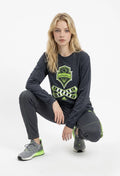 Adidas Seattle Sounders FC Long Sleeve T Shirt Mens Medium Black MLS Soccer Tee