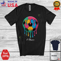 Soccer; Colorful Drip Soccer Ball; Custom Name Boys Girls Player Team T-Shirt