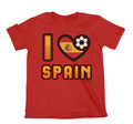 Adult or Kids I LOVE SPAIN Football TShirt 2026 Spanish World Cup 2026 Kit Tee