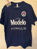 FIFA Futbol Club Cervecerta Modelo T-Shirt & Bottle Opener Size L Navy Blue New
