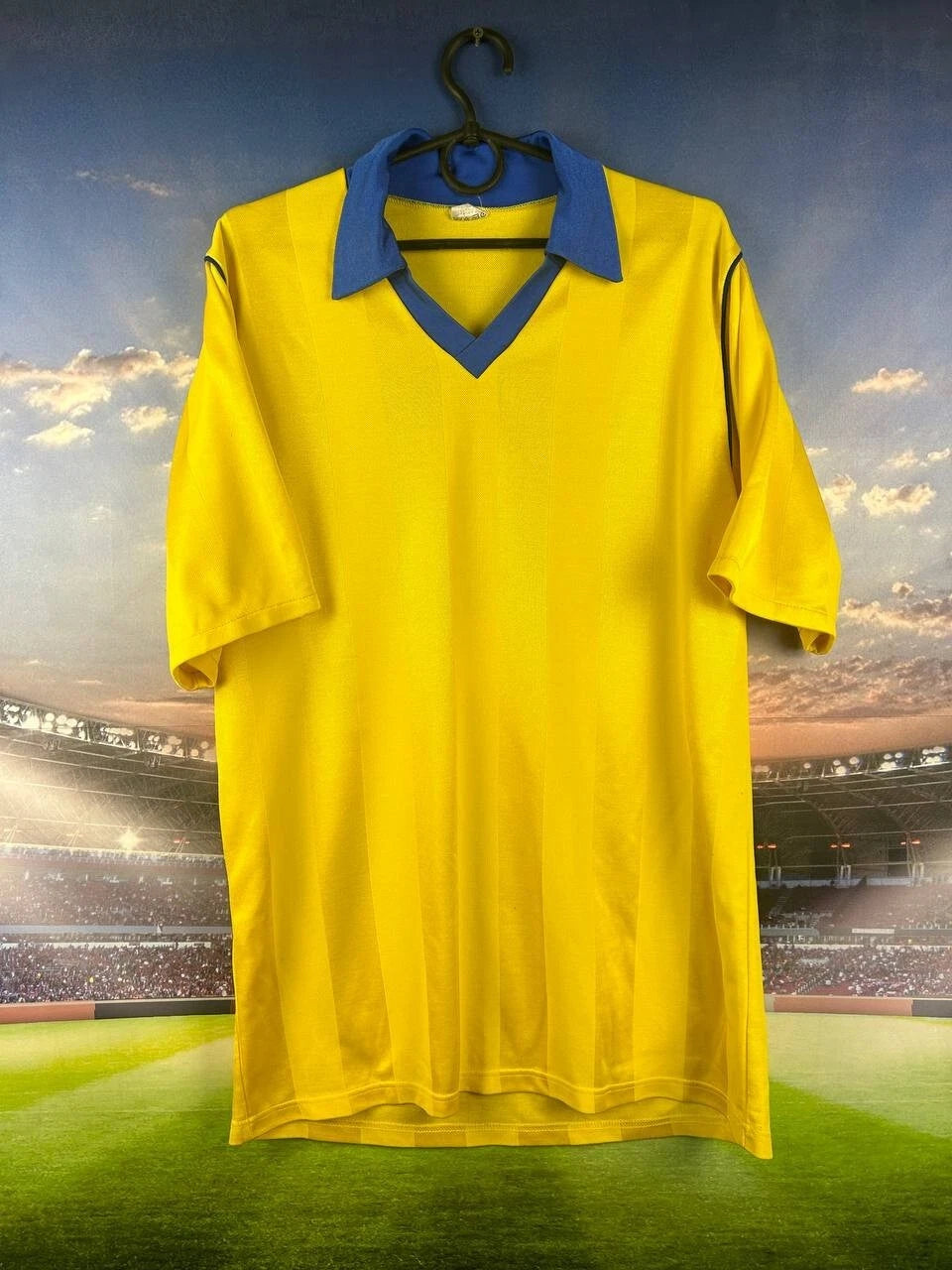 Rhoa Sport Saller Vintage Jersey Football Soccer Shirt #11 Yellow Men Size L