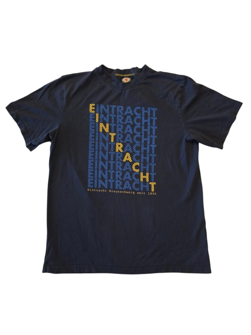 Eintracht Braunschweig XL Navy Graphic T Shirt German Soccer Football Fan Tee