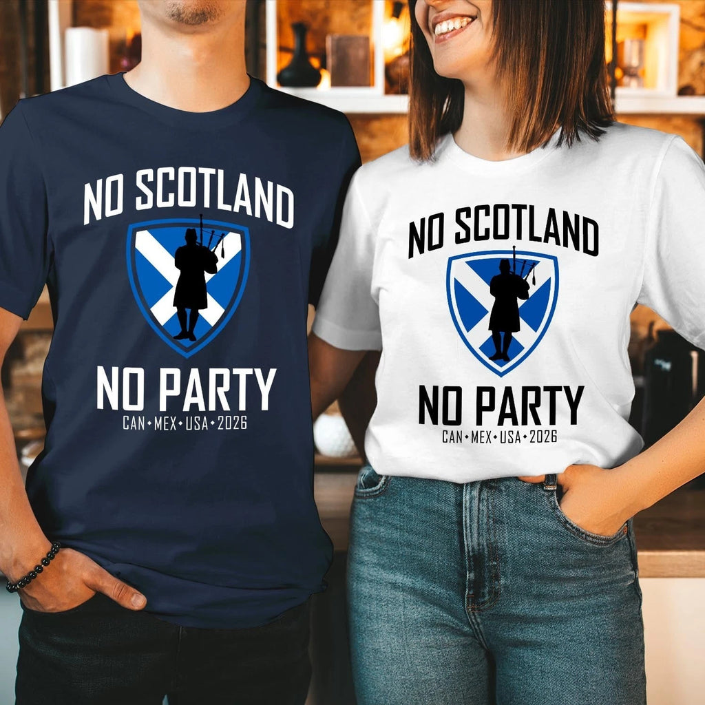 No Scotland No Party, We'll Be Coming, 2026 Football Fan T-Shirt (SC-4)