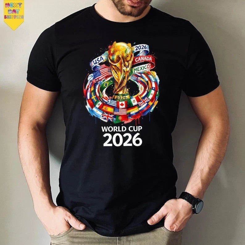 2026 World Cup T-Shirt, Soccer Cup Fan Tee, Soccer Fan Shirt