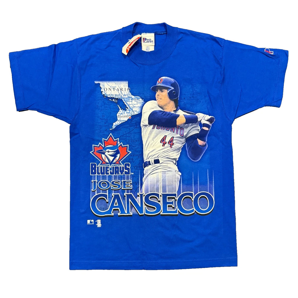 1998 Vintage Pro Player Jose Canseco Toronto Blue Jays T-Shirt Men's Medium New