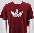 RARE Vintage Men’s ADIDAS Graphic Logo T-Shirt Girls Pose Soccer Size Medium