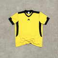 Vintage Adidas Soccer Jersey Tee Y2K Center Logo Football Kit Shirt Rare