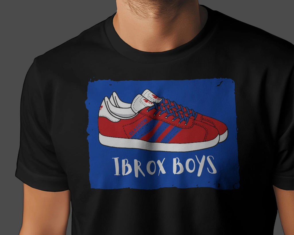 IBROX BOYS Gazelle T Shirt | Glasgow Rangers Hooligans Union Bears Section Red