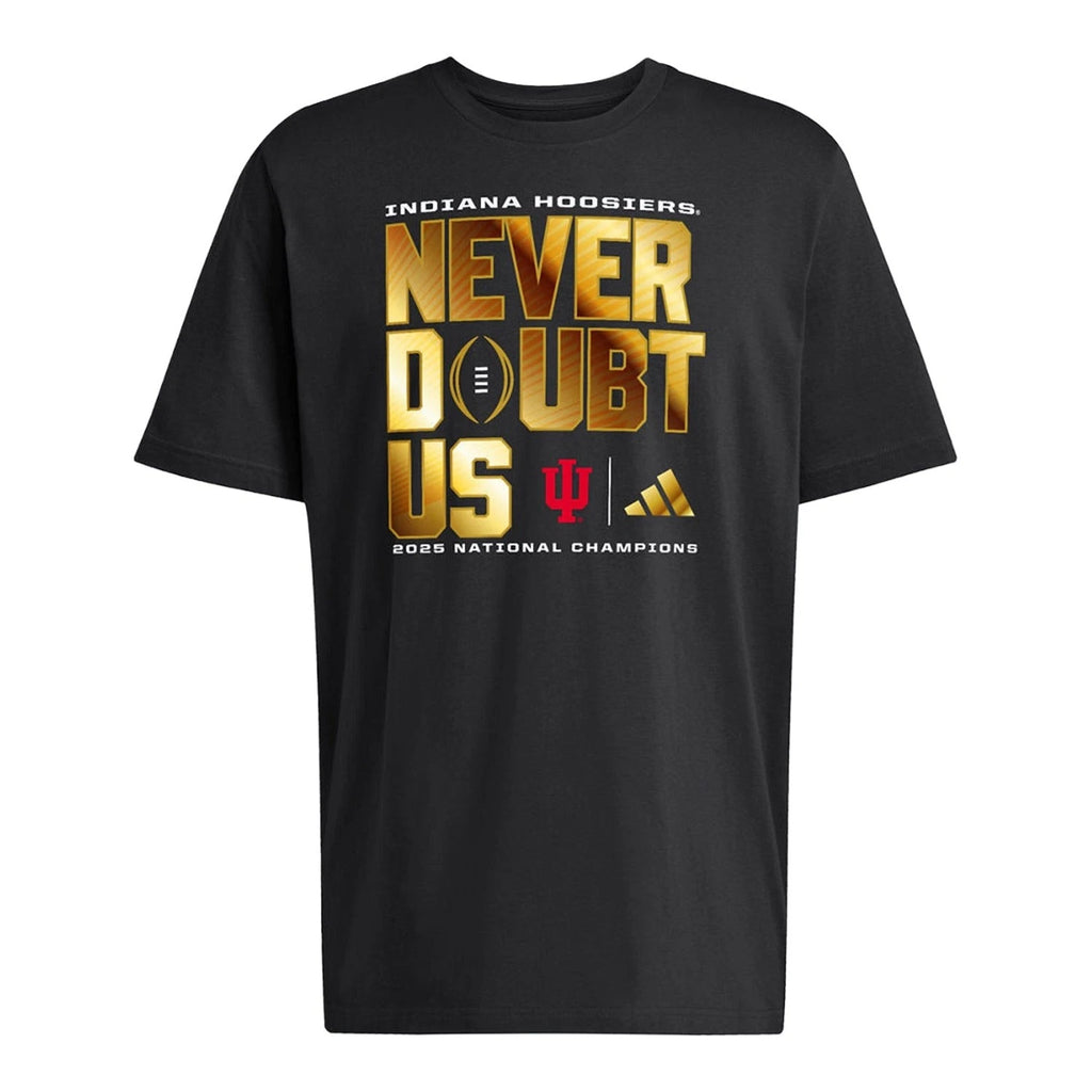 Indiana Football 2025-2026 CFP Champions Never Doubt Tee