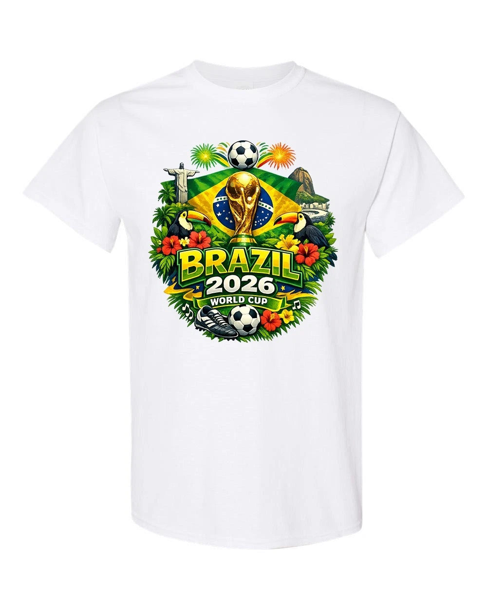Brazil Soccer 2026 World Cup Style Unisex T-Shirt German Fan Shirt Football