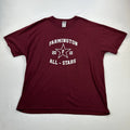 Farmington All-Star Shirt Adult 2XL XXL Red Connecticut Football Basketball Mens