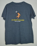 Life is Good Blue 84 Navy Tshirt St Marys College Dog Soccer Medium