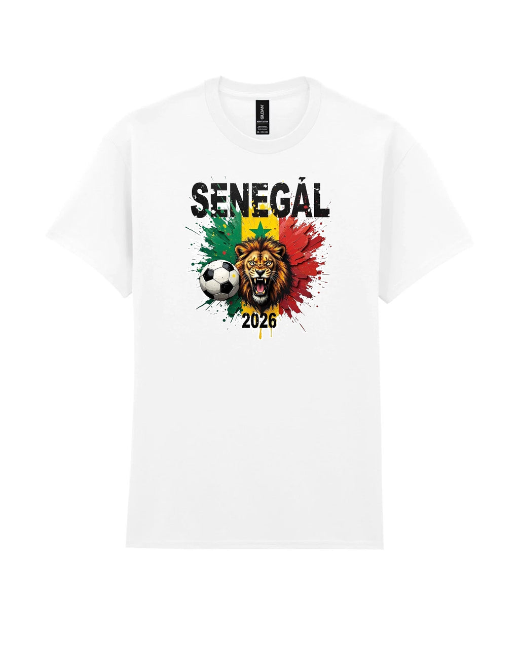 Senegal World Cup 2026 T-Shirt football mens womens unisex gildan