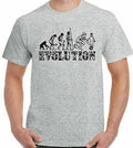 Father And Son T-Shirt Football Evolution - Mens Funny Father's Day Dad Daddy