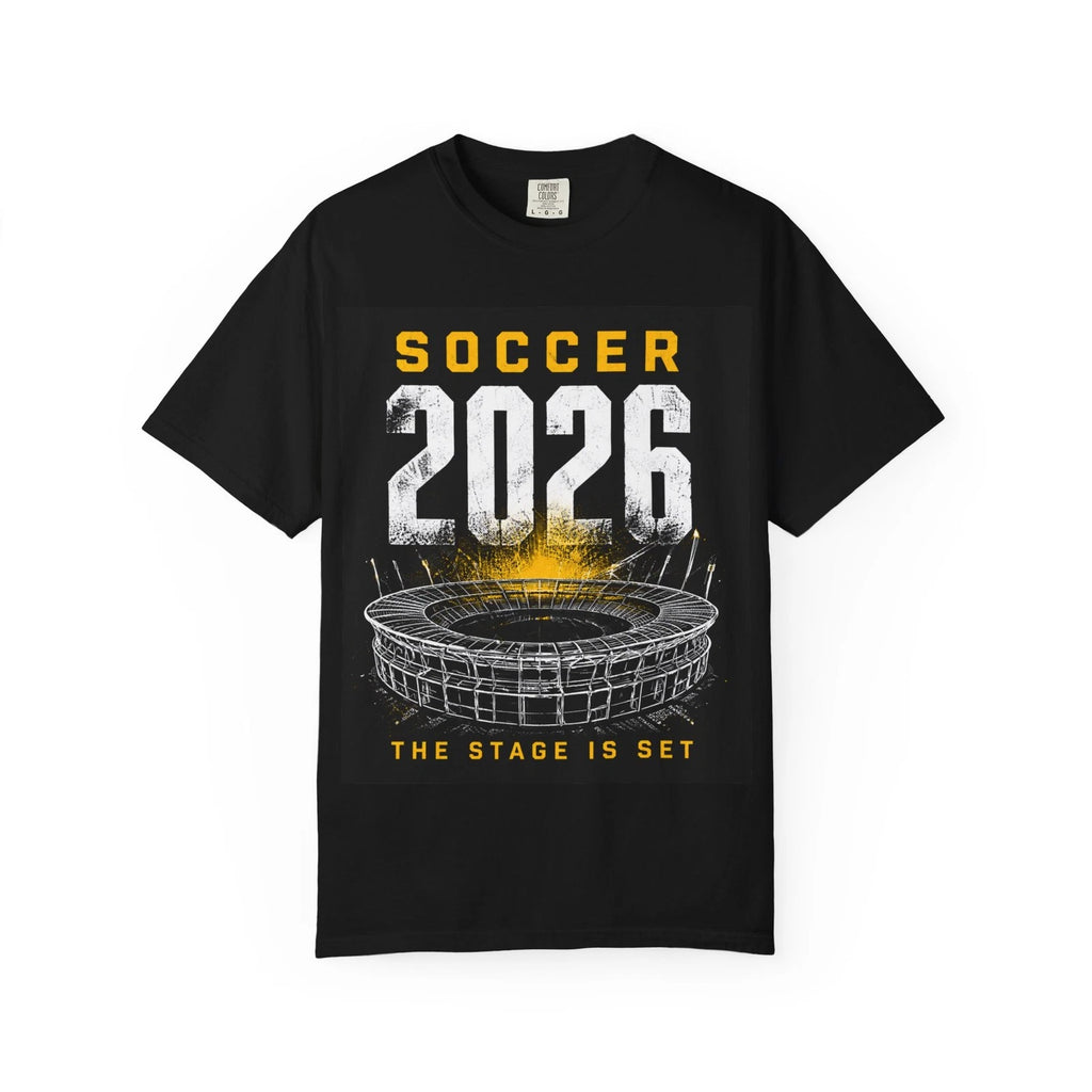 Soccer 2026 Stadium Graphic T-shirt | The Stage Is Set