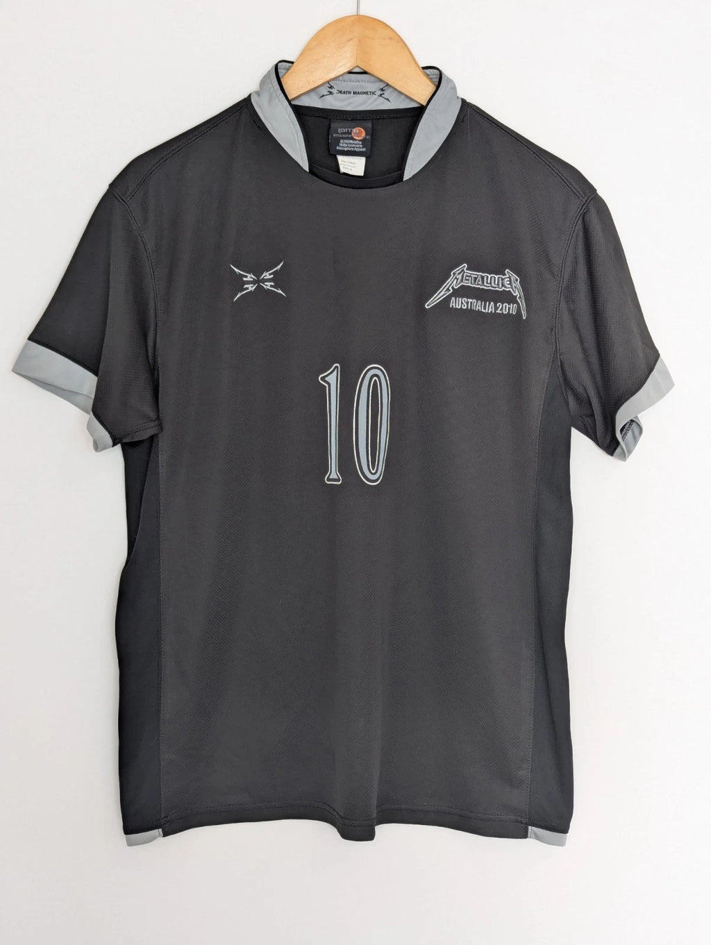 Metallica Death Magnetic 2010 Tour Jersey Football Soccer Style Shirt Size M