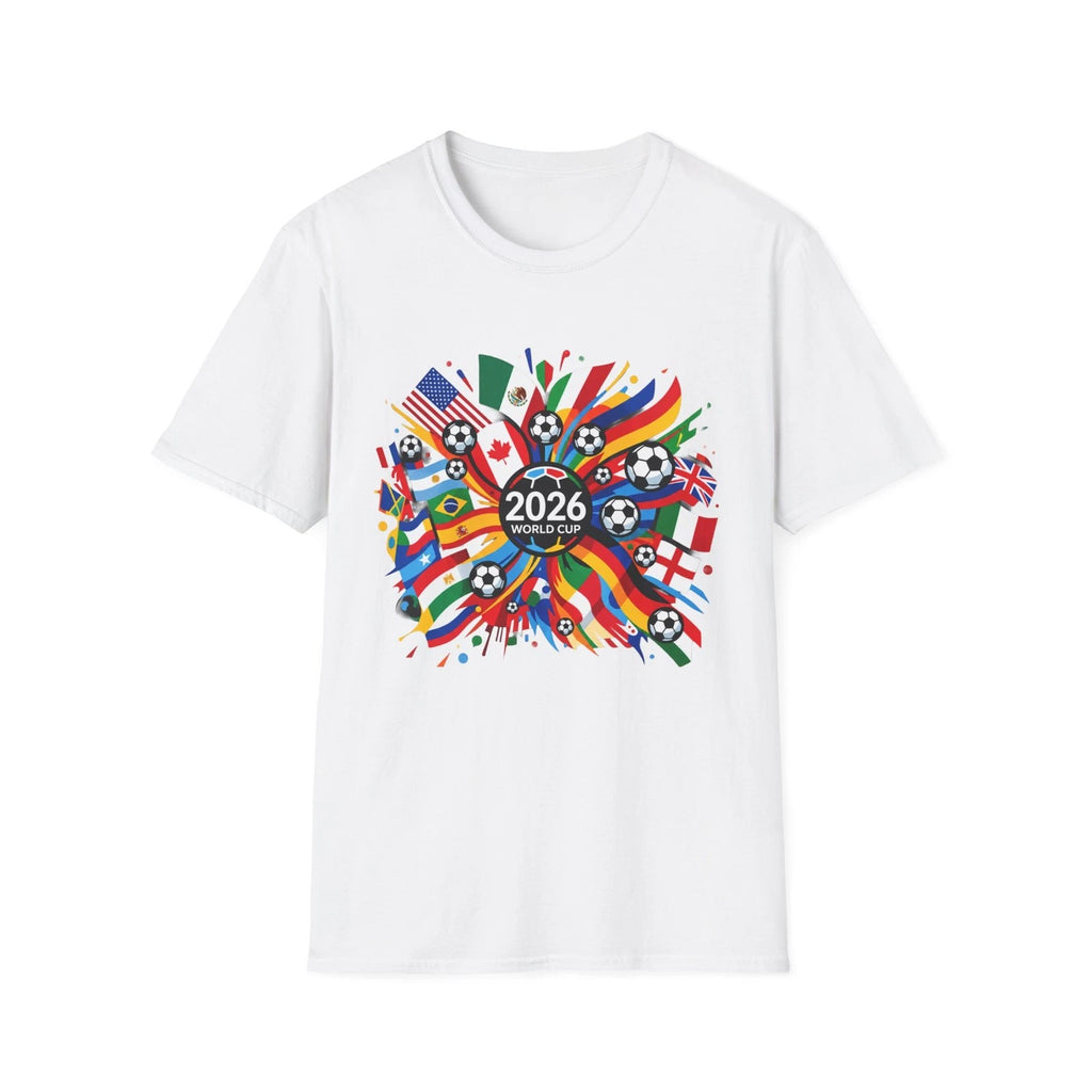 USA Soccer Cup 2026 Tshirt Unisex 2026 Cup with Flags Shirt Size XS-3XL