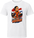 Virgil van Dijk, Netherlands Caricature Soccer 2026 T Shirt