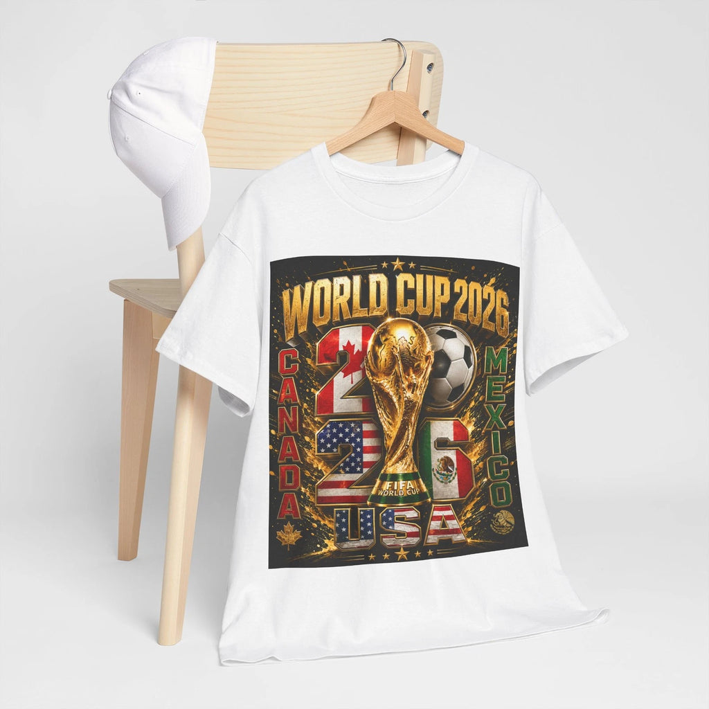 World Cup 2026 Trophy Soccer Tee | USA Canada Mexico | Football Fan Tshirt