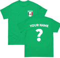 Personalised Mexico Badge football T  Shirt, Custom football Name and Number Tee