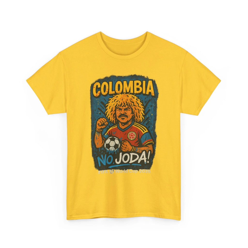 Colombia Pibe Valderrama No Joda Soccer Shirt 2026 | Football World Cup Tee